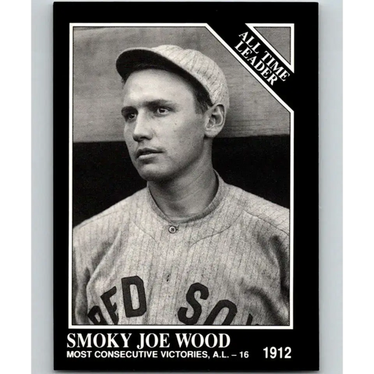 1991 Conlon Collection #254 Smoky Joe Wood EX Excellent Boston Red Sox Baseball Card - Baseball Card Single