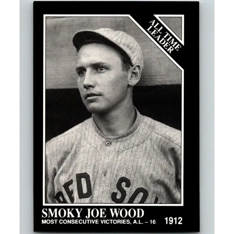 1991 Conlon Collection #254 Smoky Joe Wood EX Excellent Boston Red Sox Baseball Card - Baseball Card Single