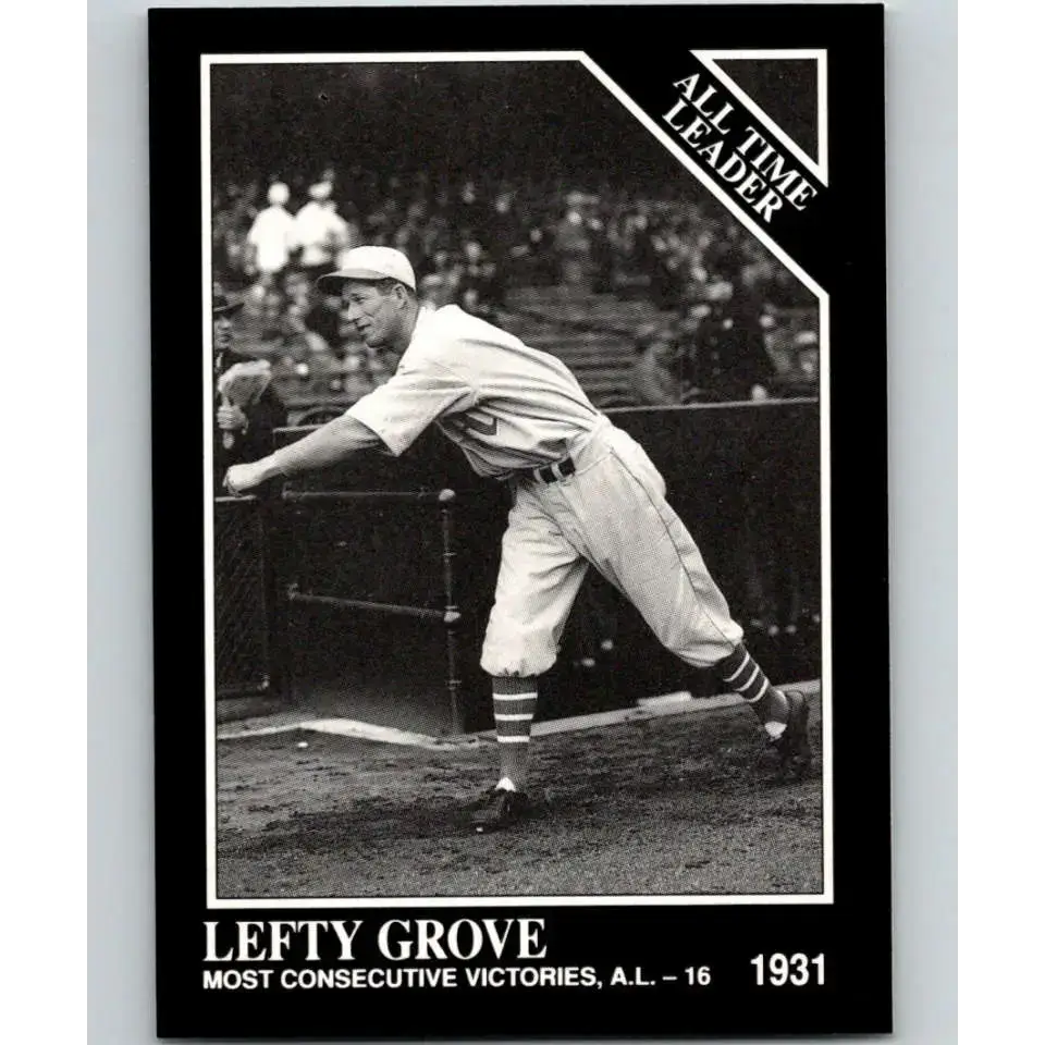 1991 Conlon Collection #255 Lefty Grove EX Excellent Philadelphia Athletics Baseball Card - Baseball Card Single