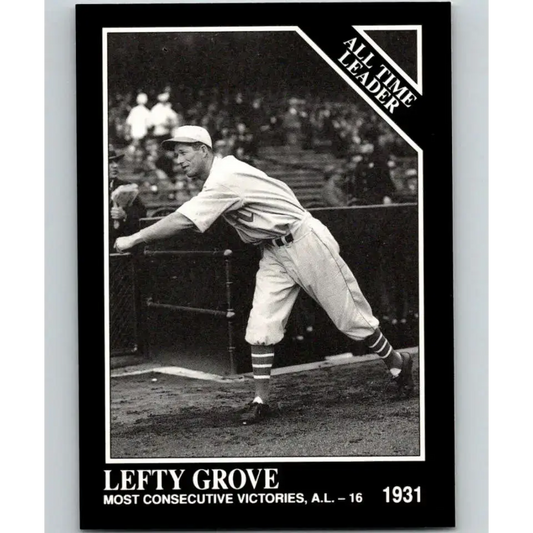 1991 Conlon Collection #255 Lefty Grove EX Excellent Philadelphia Athletics Baseball Card - Baseball Card Single