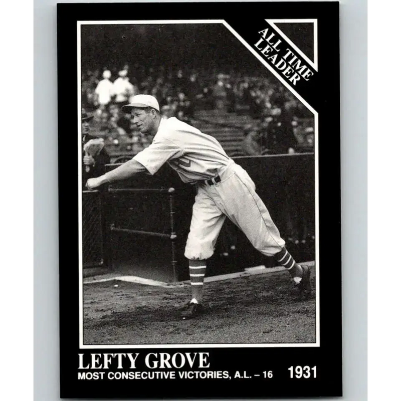 1991 Conlon Collection #255 Lefty Grove EX Excellent Philadelphia Athletics Baseball Card - Baseball Card Single
