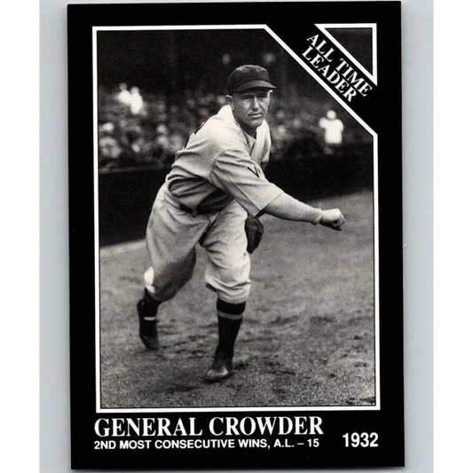 1991 Conlon Collection #257 General Crowder EX Excellent Washington Senators Baseball Card - Baseball Card Single