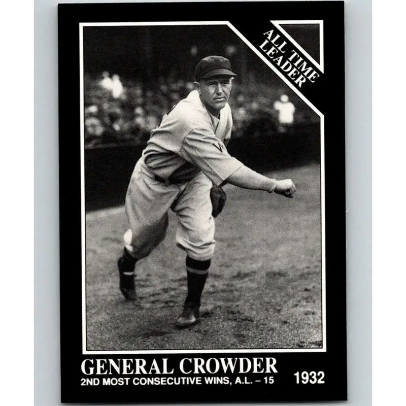 1991 Conlon Collection #257 General Crowder EX Excellent Washington Senators Baseball Card - Baseball Card Single