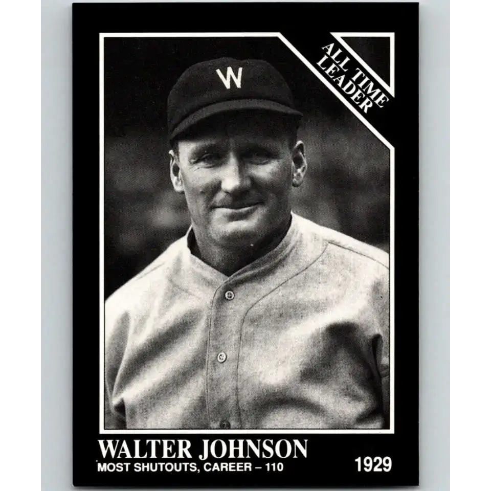 1991 Conlon Collection #258 Walter Johnson EX Excellent Washington Senators Baseball Card - Baseball Card Single