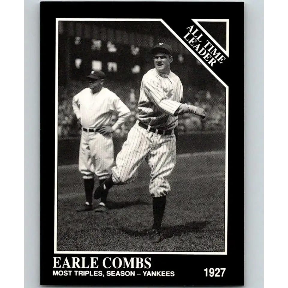 1991 Conlon Collection #262 Earle Combs EX Excellent New York Yankees Baseball Card - Baseball Card Single