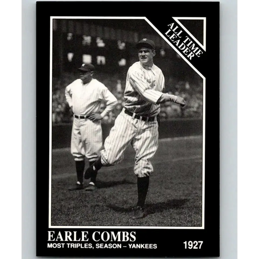1991 Conlon Collection #262 Earle Combs EX Excellent New York Yankees Baseball Card - Baseball Card Single