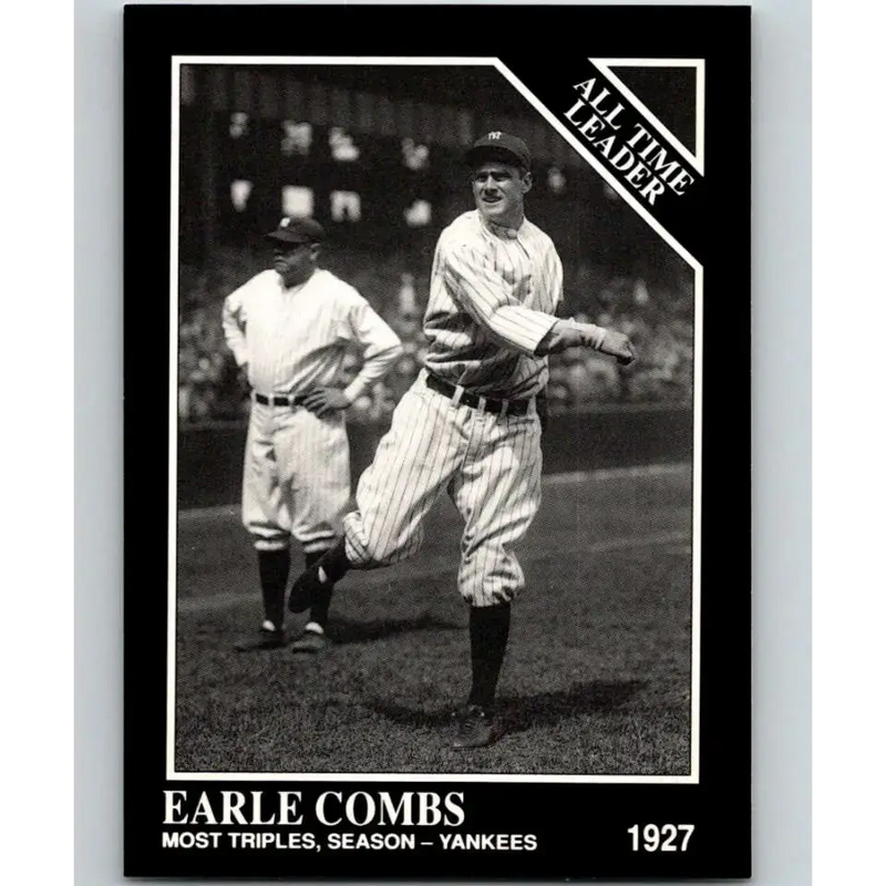 1991 Conlon Collection #262 Earle Combs EX Excellent New York Yankees Baseball Card - Baseball Card Single