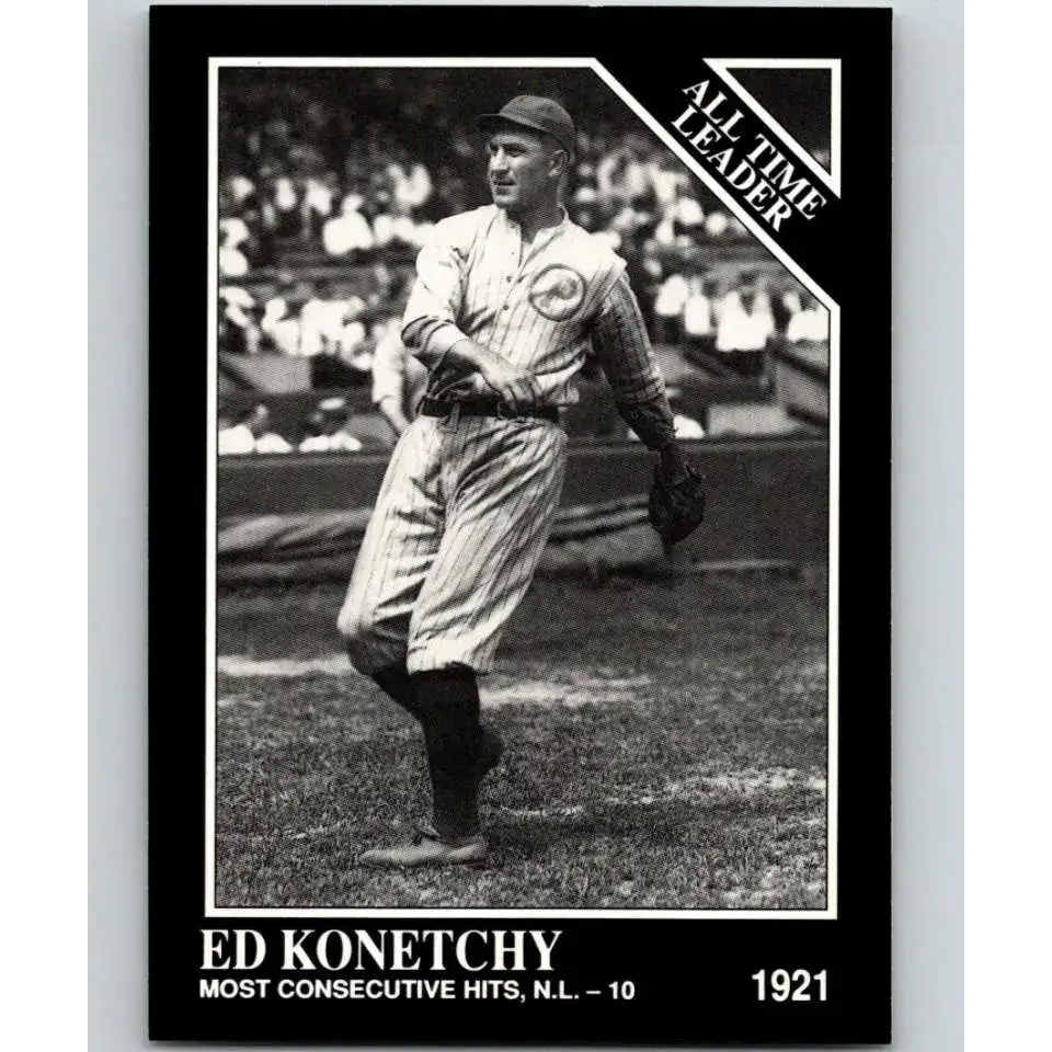 1991 Conlon Collection #263 Ed Konetchy EX Excellent Philadelphia Phillies Baseball Card - Baseball Card Single