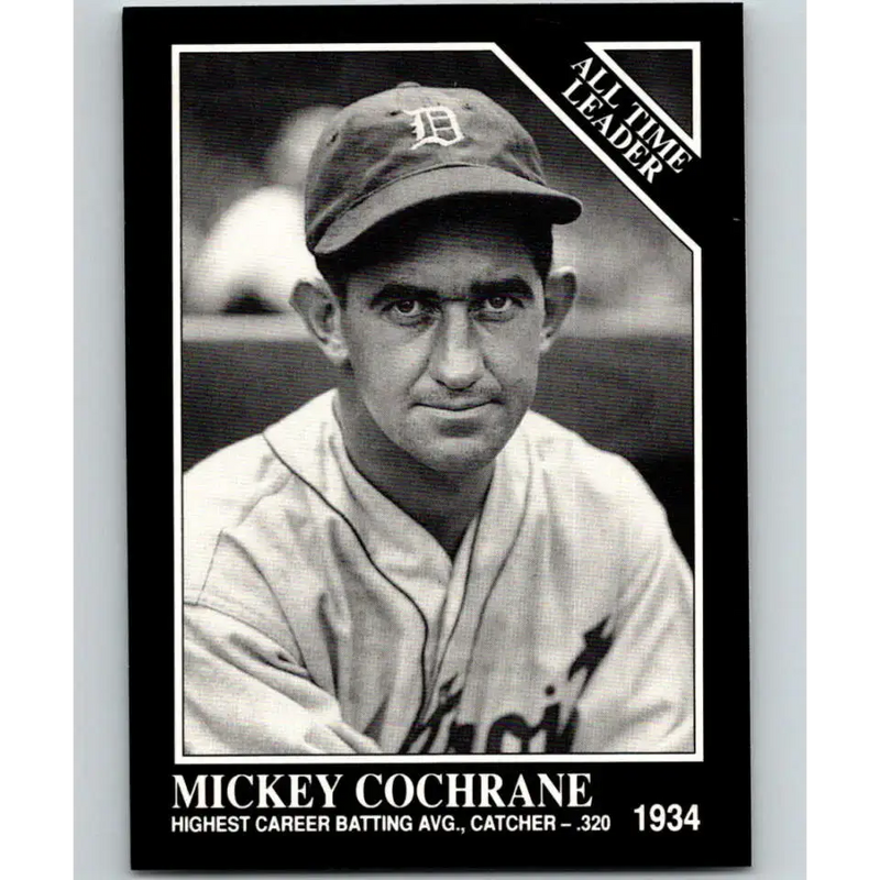 1991 Conlon Collection #266 Mickey Cochrane EX Excellent Detroit Tigers Baseball Card - Baseball Card Single