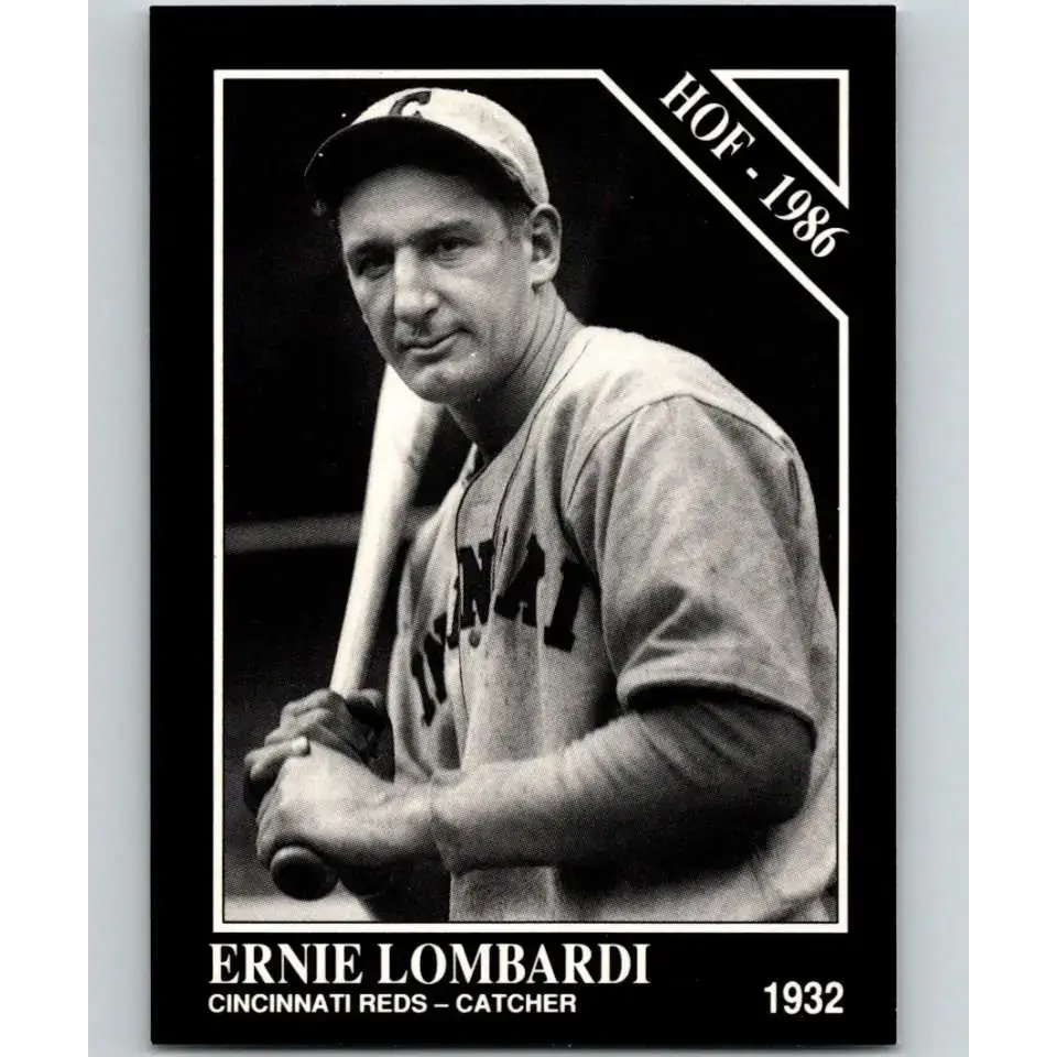1991 Conlon Collection #27 Ernie Lombardi EX Excellent Cincinnati Reds Baseball Card - Baseball Card Single