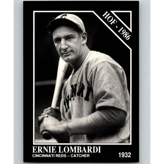 1991 Conlon Collection #27 Ernie Lombardi EX Excellent Cincinnati Reds Baseball Card - Baseball Card Single