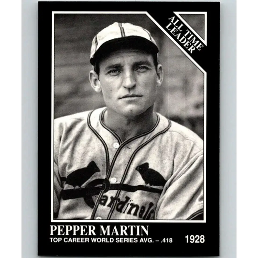 1991 Conlon Collection #274 Pepper Martin EX Excellent St. Louis Cardinals Baseball Card - Baseball Card Single