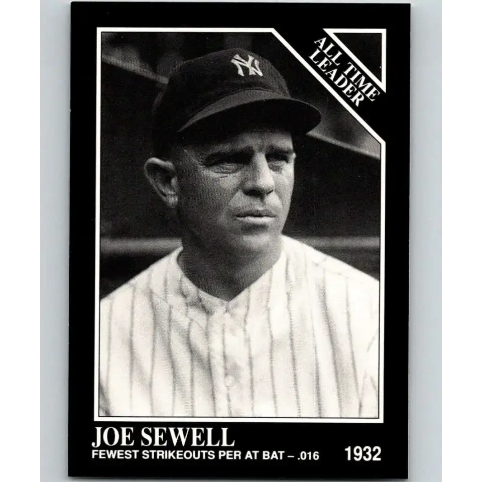1991 Conlon Collection #275 Joe Sewell EX Excellent New York Yankees Baseball Card - Baseball Card Single