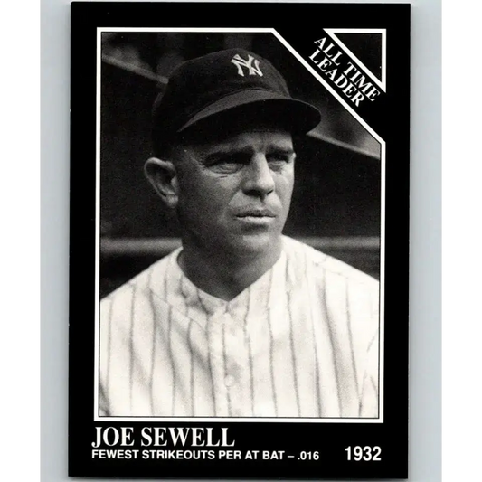 1991 Conlon Collection #275 Joe Sewell EX Excellent New York Yankees Baseball Card - Baseball Card Single