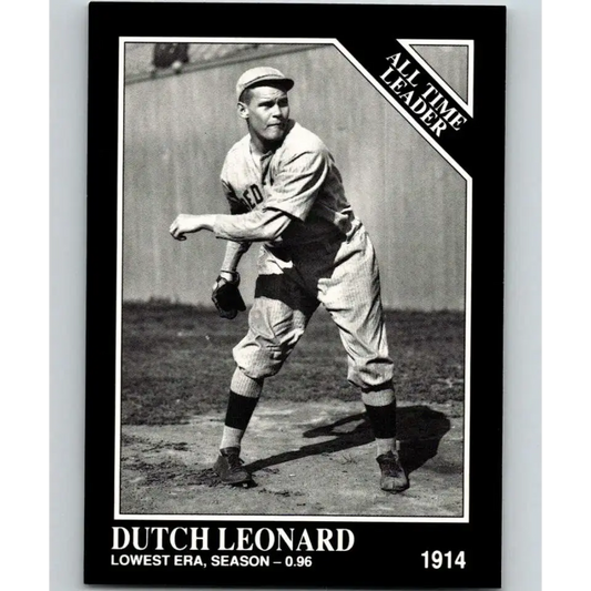 1991 Conlon Collection #276 Dutch Leonard EX Excellent Boston Red Sox Baseball Card - Baseball Card Single