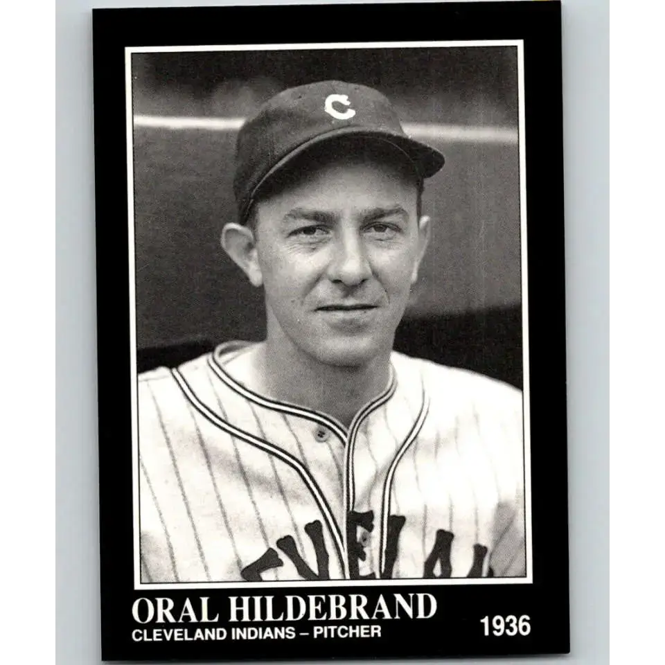 1991 Conlon Collection #278 Oral Hildebrand EX Excellent Cleveland Indians Baseball Card - Baseball Card Single