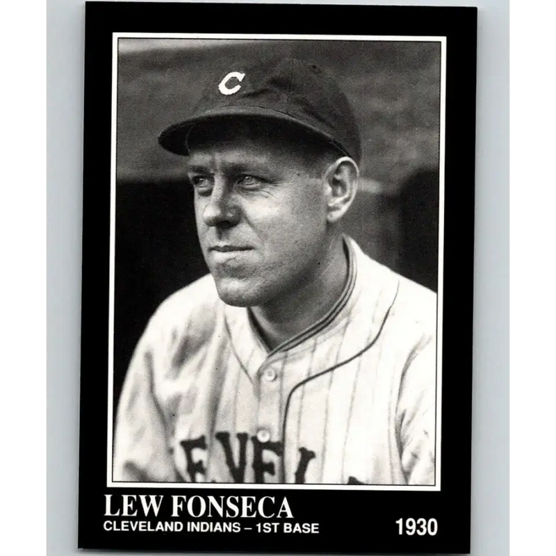 1991 Conlon Collection #283 Lew Fonseca EX Excellent Cleveland Indians Baseball Card - Baseball Card Single