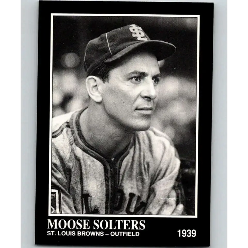 1991 Conlon Collection #285 Moose Solters EX Excellent St. Louis Browns Baseball Card - Baseball Card Single