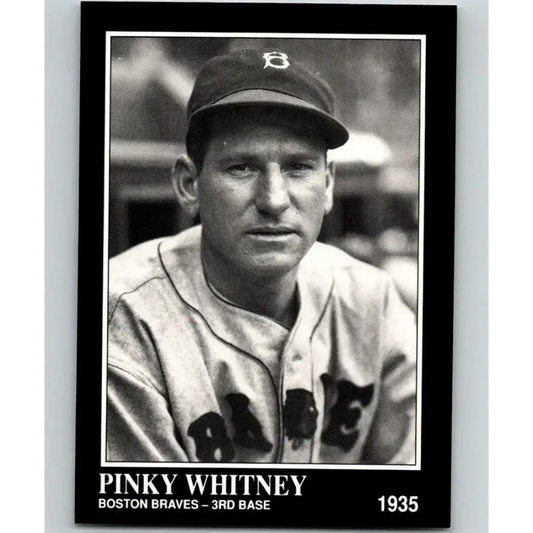 1991 Conlon Collection #288 Pinky Whitney EX Excellent Boston Braves Baseball Card - Baseball Card Single