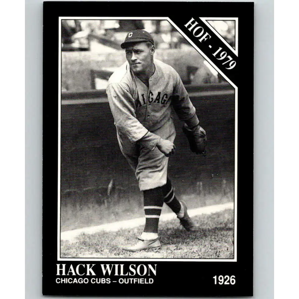 1991 Conlon Collection #29 Hack Wilson EX Excellent Chicago Cubs Baseball Card - Baseball Card Single