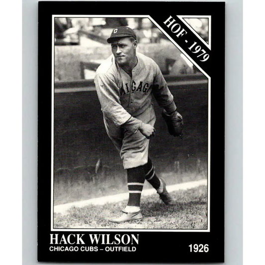 1991 Conlon Collection #29 Hack Wilson EX Excellent Chicago Cubs Baseball Card - Baseball Card Single