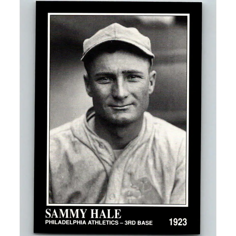 1991 Conlon Collection #293 Sammy Hale EX Excellent Philadelphia Athletics Baseball Card - Baseball Card Single
