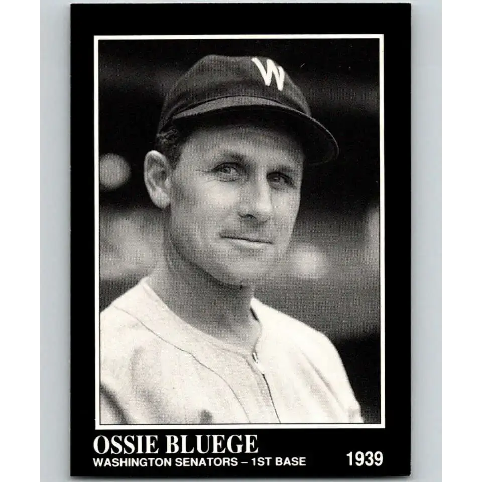 1991 Conlon Collection #295 Ossie Bluege EX Excellent Washington Senators Baseball Card - Baseball Card Single