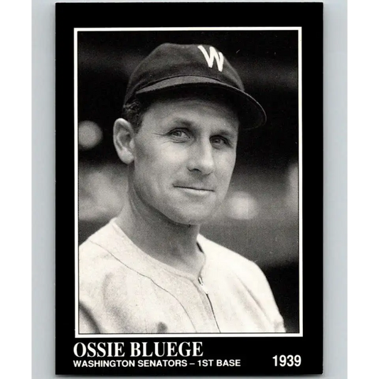1991 Conlon Collection #295 Ossie Bluege EX Excellent Washington Senators Baseball Card - Baseball Card Single
