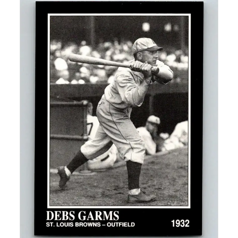 1991 Conlon Collection #296 Debs Garms EX Excellent St. Louis Browns Baseball Card - Baseball Card Single