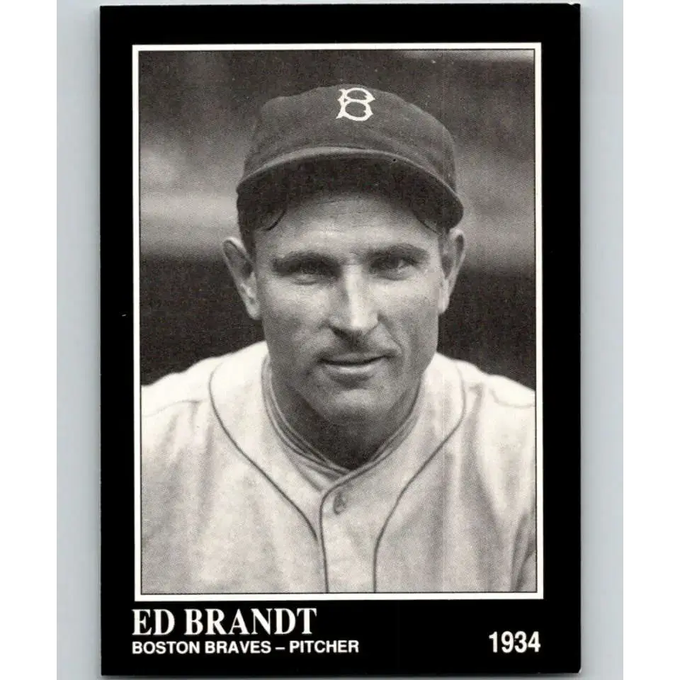 1991 Conlon Collection #298 Ed Brandt EX Excellent Boston Braves Baseball Card - Baseball Card Single