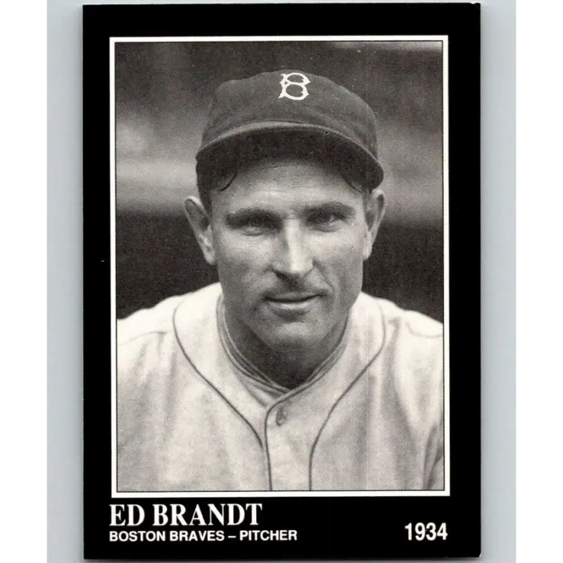 1991 Conlon Collection #298 Ed Brandt EX Excellent Boston Braves Baseball Card - Baseball Card Single