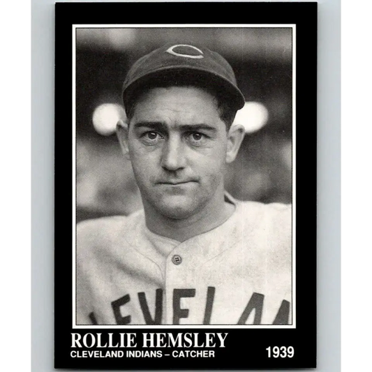 1991 Conlon Collection #299 Rollie Hemsley EX Excellent Cleveland Indians Baseball Card - Baseball Card Single
