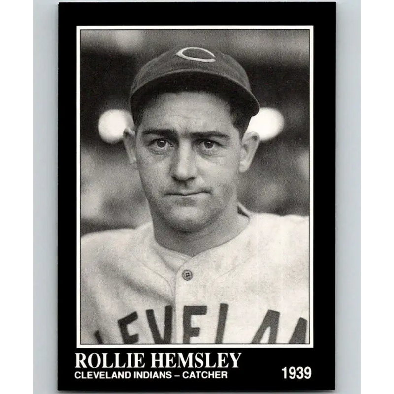 1991 Conlon Collection #299 Rollie Hemsley EX Excellent Cleveland Indians Baseball Card - Baseball Card Single