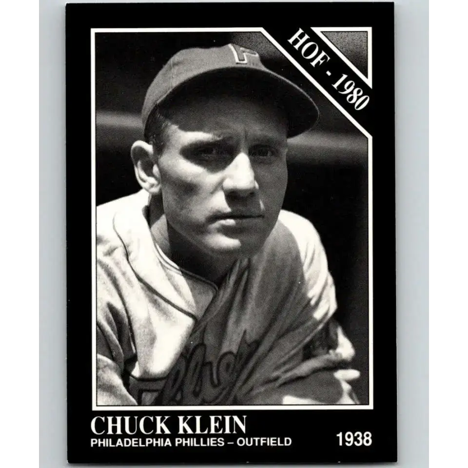 1991 Conlon Collection #30 Chuck Klein EX Excellent Philadelphia Phillies Baseball Card - Baseball Card Single