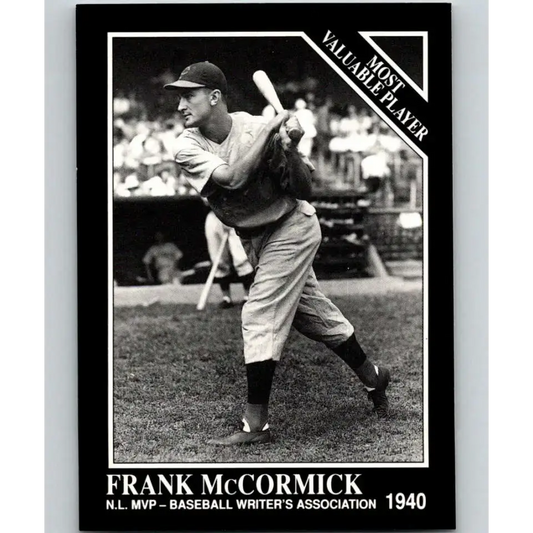 1991 Conlon Collection #306 Frank McCormick EX Excellent Cincinnati Reds Baseball Card - Baseball Card Single