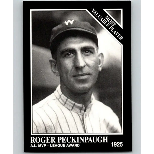 1991 Conlon Collection #308 Roger Peckinpaugh EX Excellent Washington Senators Baseball Card - Baseball Card Single