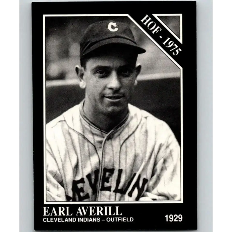 1991 Conlon Collection #31 Earl Averill EX Excellent Cleveland Indians Baseball Card - Baseball Card Single