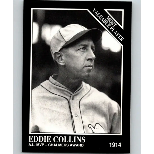 1991 Conlon Collection #312 Eddie Collins EX Excellent Philadelphia Athletics Baseball Card - Baseball Card Single