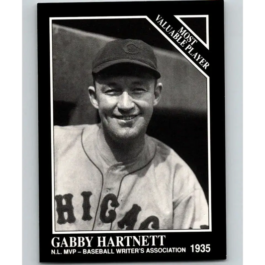 1991 Conlon Collection #313 Gabby Hartnett EX Excellent Chicago Cubs Baseball Card - Baseball Card Single