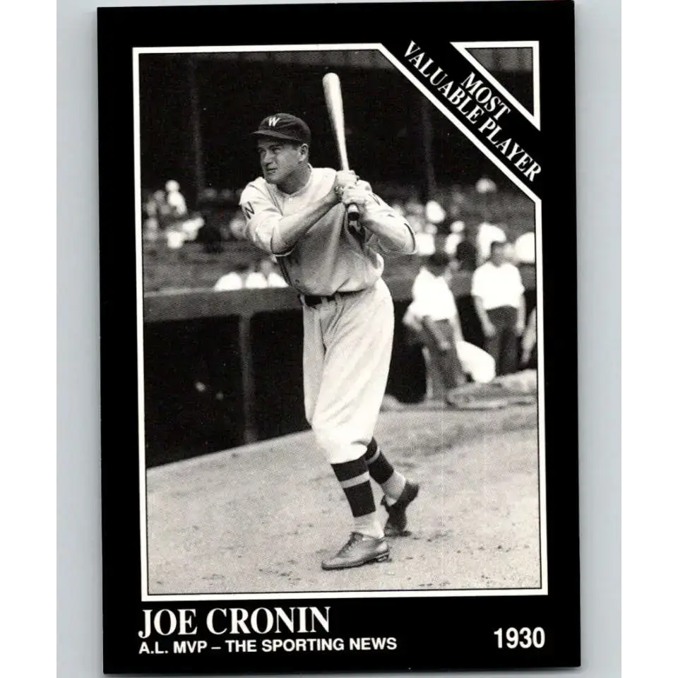 1991 Conlon Collection #314 Joe Cronin EX Excellent Washington Senators Baseball Card - Baseball Card Single