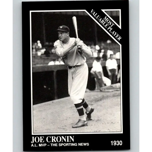 1991 Conlon Collection #314 Joe Cronin EX Excellent Washington Senators Baseball Card - Baseball Card Single