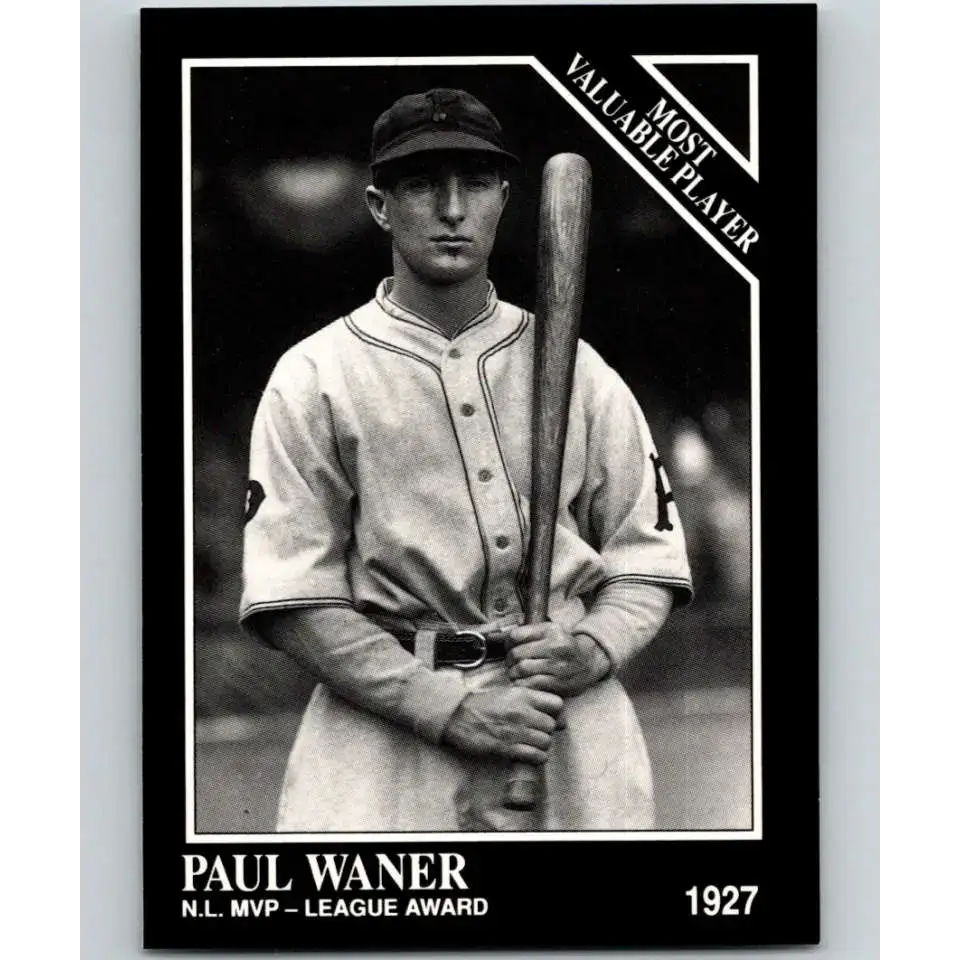 1991 Conlon Collection #315 Paul Waner EX Excellent Pittsburgh Pirates Baseball Card - Baseball Card Single