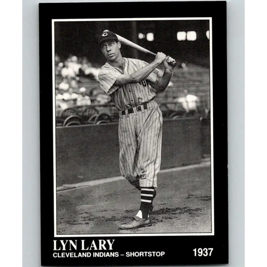 1991 Conlon Collection #318 Lyn Lary EX Excellent Cleveland Indians Baseball Card - Baseball Card Single