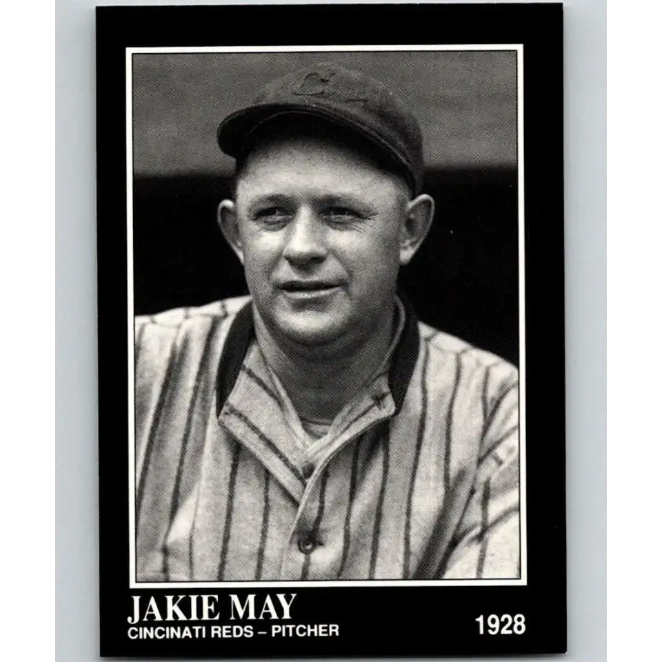 1991 Conlon Collection #319 Jakie May EX Excellent Cincinnati Reds Baseball Card - Baseball Card Single
