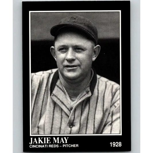 1991 Conlon Collection #319 Jakie May EX Excellent Cincinnati Reds Baseball Card - Baseball Card Single