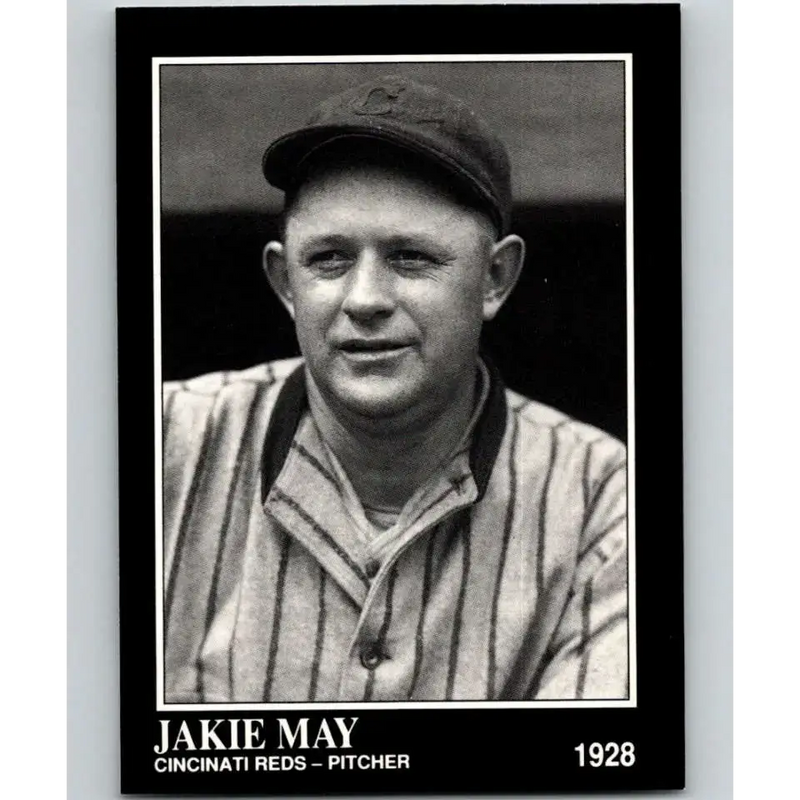 1991 Conlon Collection #319 Jakie May EX Excellent Cincinnati Reds Baseball Card - Baseball Card Single