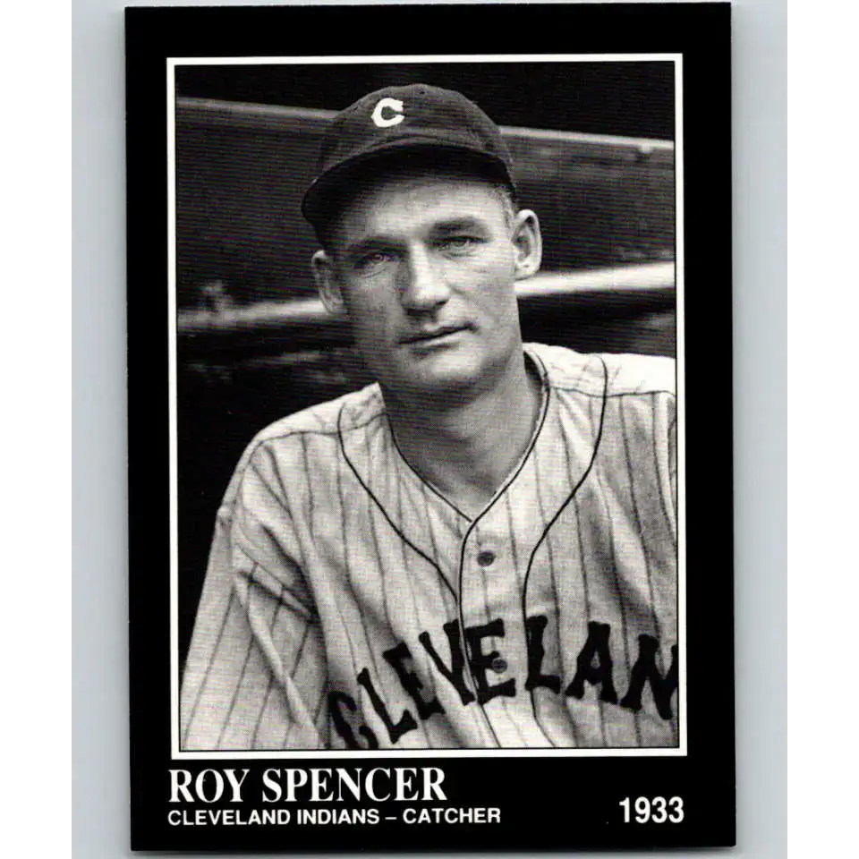 1991 Conlon Collection #320 Roy Spencer EX Excellent Cleveland Indians Baseball Card - Baseball Card Single