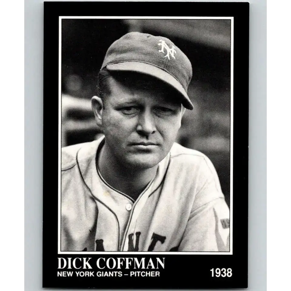 1991 Conlon Collection #321 Dick Coffman EX Excellent New York Giants Baseball Card - Baseball Card Single