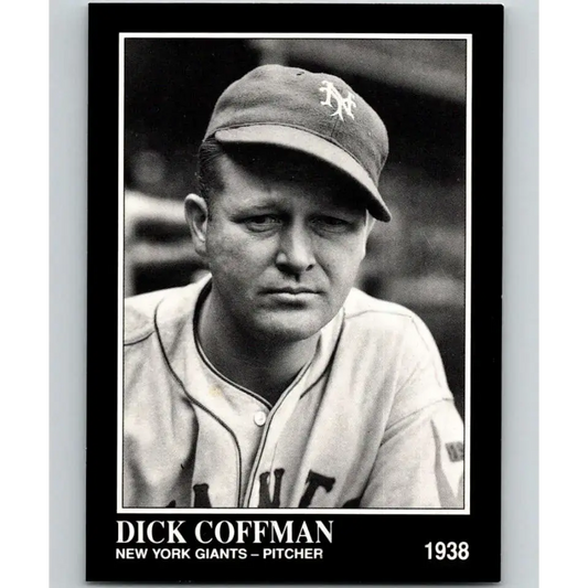 1991 Conlon Collection #321 Dick Coffman EX Excellent New York Giants Baseball Card - Baseball Card Single