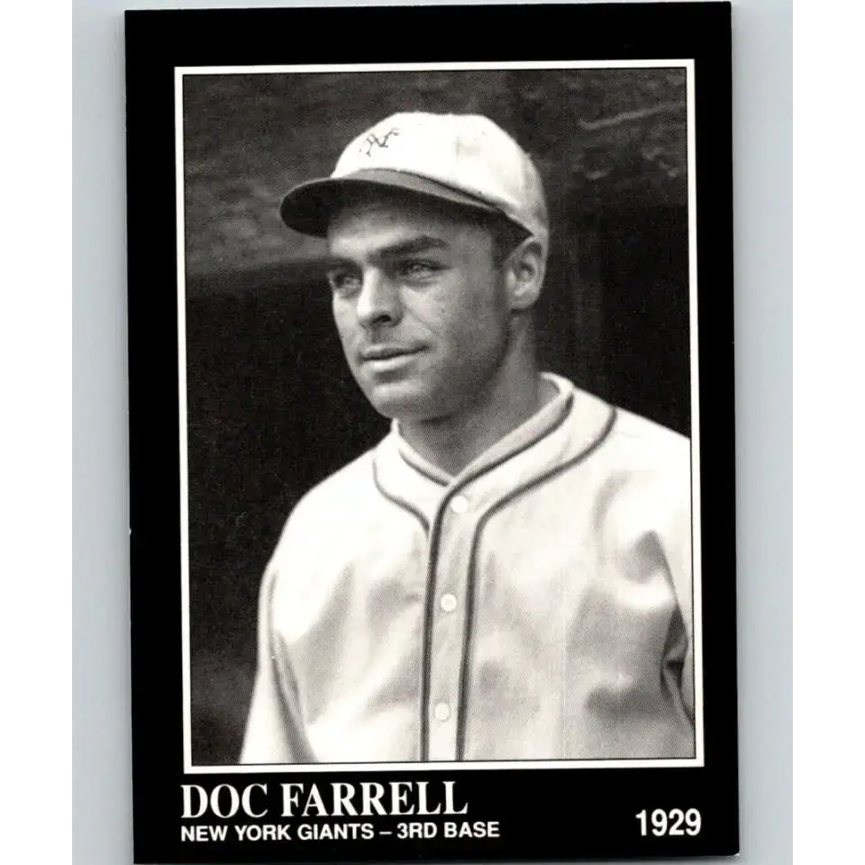 1991 Conlon Collection #324 Doc Farrell EX Excellent New York Giants Baseball Card - Baseball Card Single